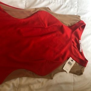 Bailey44 midi red dress